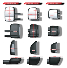 Load image into Gallery viewer, GWM Cannon (2021-2023) XSR Model Clearview Towing Mirrors