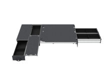 Load image into Gallery viewer, Toyota Hiace (2005-2019) Full Van 4WD Interiors Single Roller Floor Side Drawers & Fixed Floor Rear Drawers Van