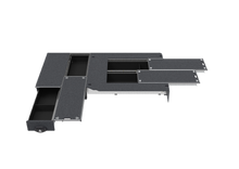 Load image into Gallery viewer, Toyota Hiace (2005-2019) Full Van 4WD Interiors Single Roller Floor Side Drawers & Dual Roller Floor Rear Drawers Van