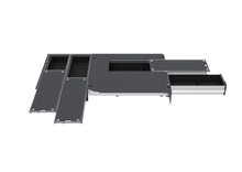 Load image into Gallery viewer, Toyota Hiace (2005-2019) Full Van 4WD Interiors Dual Roller Floor Side Drawers & Single Roller Floor Rear Drawers Van