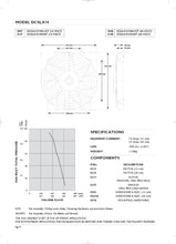 Load image into Gallery viewer, Davies Craig Universal Fan 10" Fan Skew Blade Pull 12V (696CFM) (56mm Deep)
