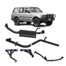 Load image into Gallery viewer, Redback Performance Headers and Exhaust for Toyota Landcruiser 80 Series Wagon 4.5 FZ