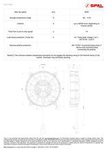 Load image into Gallery viewer, SPAL Universal Fan 10" Fan Paddle Blade Pull Brushless 12V (1300CFM) (85mm Deep)
