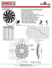 Load image into Gallery viewer, Maradyne Universal High Performance Fan 10" Fan Skew Blade Reversible 12V (950CFM) (63mm Deep)