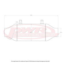 Load image into Gallery viewer, PWR Liquid to Air Barrel Intercooler 6" x 10" With 3" Outlets