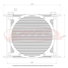 Load image into Gallery viewer, Universal Engine Oil Cooler Plate and Fin 280 x 256 x 37mm (28 Row) suits 9" SPAL Fan