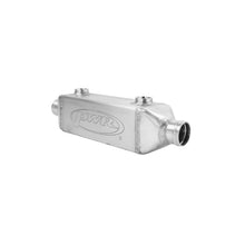 Load image into Gallery viewer, Universal Water to Oil Cooler In-Line 3" x 3" x 8" with 38mm Outlets