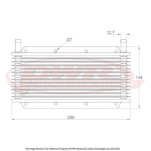 Load image into Gallery viewer, Universal Trans Oil Cooler Kit 280 x 110 x 19mm (1/2" Hose Barb)