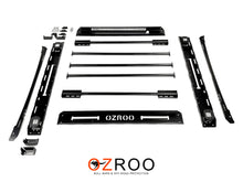 Load image into Gallery viewer, Toyota Hilux (2015-2024) GUN Dual Cab ULTIMATE Roof Rack - Integrated Light Bar & Side lights