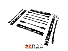 Load image into Gallery viewer, Toyota Hilux (2015-2024) GUN Dual Cab ULTIMATE Roof Rack - Integrated Light Bar & Side lights