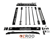 Load image into Gallery viewer, Toyota Hilux (1997-2015) KZN & KUN Dual Cab ULTIMATE Roof Rack - Integrated Light Bar & Side lights