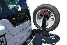 Load image into Gallery viewer, Toyota Landcruiser 200 Series (2015-2022) LHS VX/Sahara Outback Accessories Single Wheel Carrier
