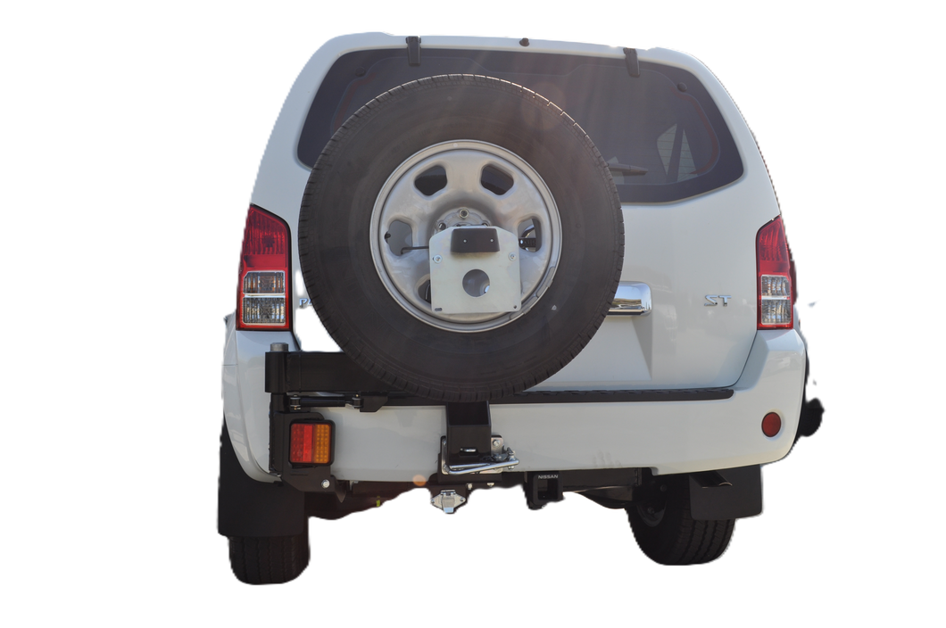Nissan Pathfinder (2006-2013) LHS R51 Outback Accessories Single Wheel Carrier