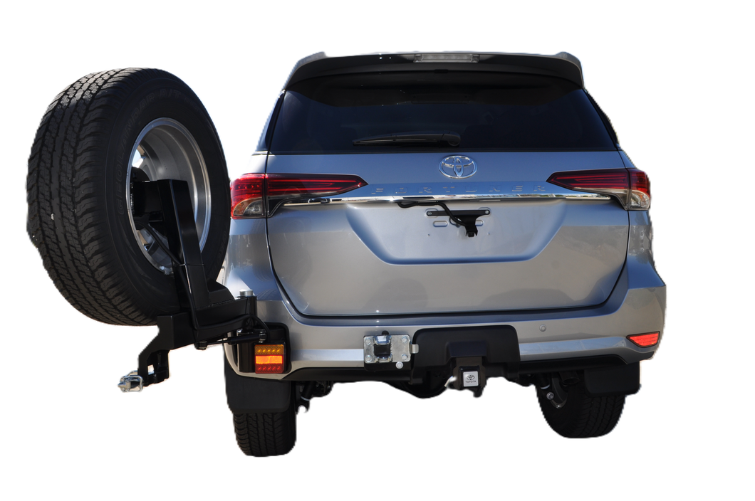 Toyota Fortuna (2015-2022) LHS  Outback Accessories Single Wheel Carrier