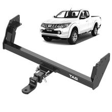 Load image into Gallery viewer, TAG Heavy Duty Towbar & Direct Fit Wiring for Mitsubishi Triton ML MN Ute With Step (07/2006 - 08/2009)