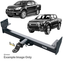 Load image into Gallery viewer, TAG Heavy Duty Towbar & Direct Fit Wiring for Holden Rodeo RA Series No Rear Step (02/2003 - 07/2008)