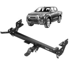 Load image into Gallery viewer, TAG Heavy Duty Towbar & Direct Fit Wiring Harness for Isuzu D-MAX WITH Bumper Step (06/2012 - 06/2020)