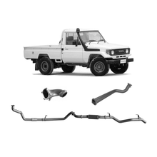 Load image into Gallery viewer, Redback Extreme Duty Exhaust for Toyota Landcruiser 75 Series Leaf Suspension Front with 1HD Conversion