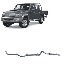 Load image into Gallery viewer, Redback Extreme Duty Exhaust for Toyota Landcruiser 79 Series with Auxiliary Fuel Tank (11/2016 onwards)
