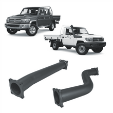 Load image into Gallery viewer, Redback Extreme Duty Exhaust for Toyota Landcruiser 79 Series with Auxiliary Fuel Tank (11/2016 onwards)
