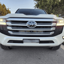 Load image into Gallery viewer, Toyota 300 Series Land Ultra Vision Cruiser GR Sport Behind Grille Light Bar Kit