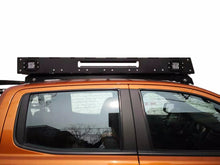 Load image into Gallery viewer, Nissan Navara (2007-2019) D40 & NP300 Dual Cab ULTIMATE Roof Rack - Integrated Light Bar & Side lights
