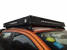 Load image into Gallery viewer, Nissan Navara (2007-2019) D40 & NP300 Dual Cab ULTIMATE Roof Rack - Integrated Light Bar & Side lights