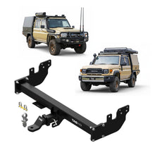 Load image into Gallery viewer, TAG Heavy Duty Towbar & Direct Fit Wiring for Toyota Landcruiser 79 Series Single and Dual Cab (10/2012 - on)