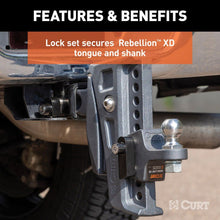 Load image into Gallery viewer, CURT Rebellion XD Tongue And Hitch Lock Set