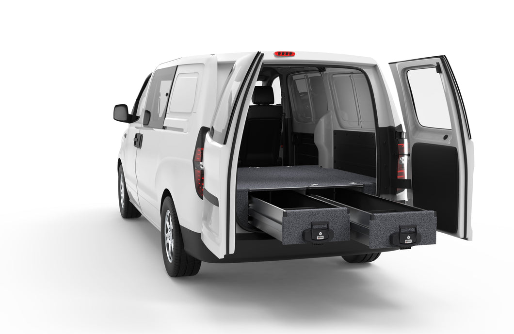 Hyundai iLoad (2009-2021) Rear Access 4WD Interiors Fixed Floor Drawers Van