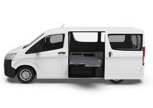Load image into Gallery viewer, Toyota Hiace (2005-2024) Side Access 4WD Interiors Dual Roller Floor Drawers Van
