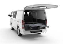 Load image into Gallery viewer, Toyota Hiace (2005-2019) Rear Access 4WD Interiors Dual Roller Floor Drawers Van