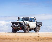 Load image into Gallery viewer, Toyota LC 76, 78 &amp; 79 Series (24+) Ironman APEX Bull Bar &amp; Lights Kit
