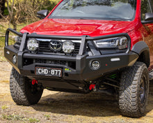 Load image into Gallery viewer, Toyota HiLux Rogue (22-25) Ironman Deluxe Bull Bar &amp; Loom Kit
