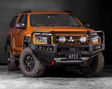 Load image into Gallery viewer, Mitsubishi Triton (2024-2028) MV Ironman APEX Bull Bar &amp; Cube Lights Kit
