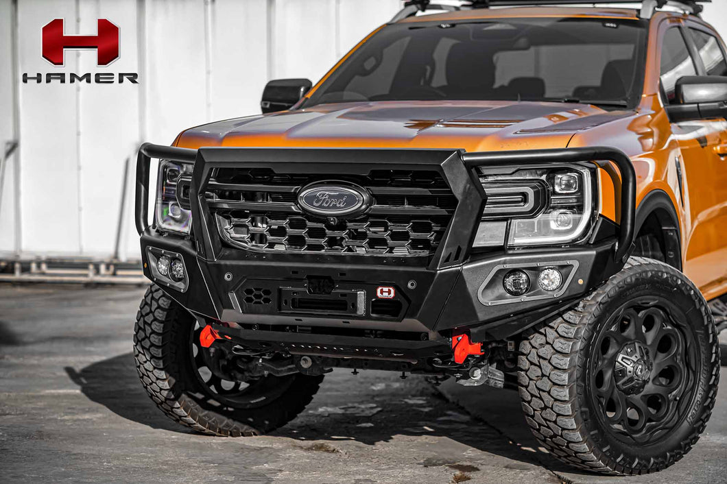 Ford Ranger (2022–2026) Hamer 4x4 King series PLUS Hooped Bull bar