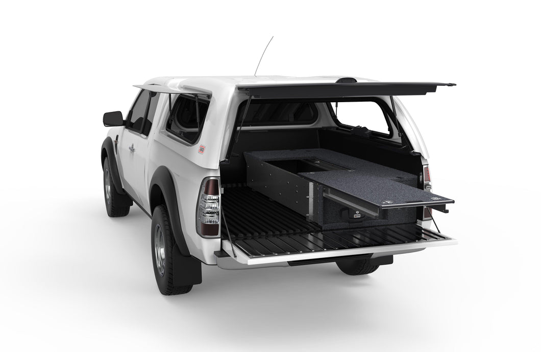 Ford Ranger (01/2006-09/2011) 4WD Interiors Single Drawer with Roller Top