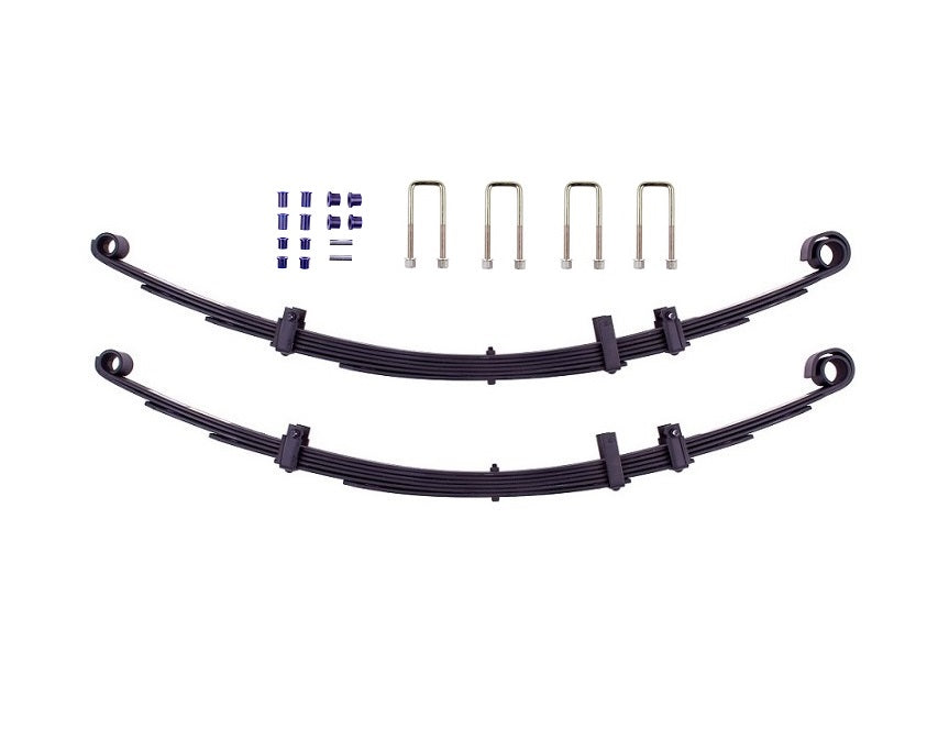 Nissan Patrol (1988-1998)  Tough Dog Leaf Springs (Pair)  Suit 50 Mm Lift Includes Bush Kit And U-Bolts To Suit