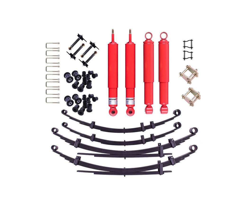 Toyota Landcruiser (1985-1991) 60 Series Series 50mm suspension lift kit - Koni Heavy Track Shocks