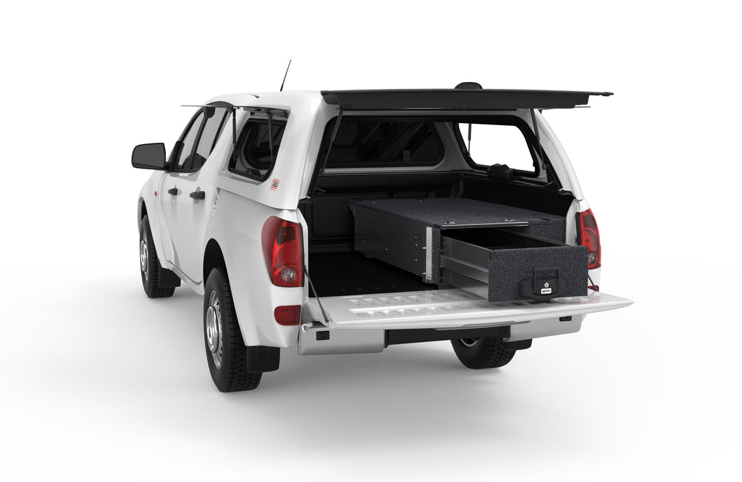 Mitsubishi Triton (08/2006-09/2009) 4WD Interiors Single Drawer with Fixed Top