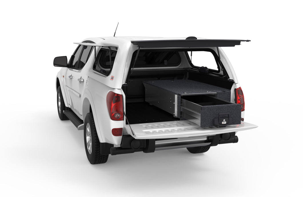Mitsubishi Triton (10/2009-02/2015) 4WD Interiors Single Drawer with Fixed Top