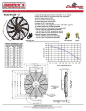 Load image into Gallery viewer, Maradyne Universal High Performance Fan 12&quot; Fan Skew Blade Reversible (1565CFM) (82mm Deep)
