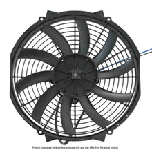 Load image into Gallery viewer, SPAL Universal Fan 12&quot; Fan Skew Blade Pull 12V Extreme Performance (1328CFM) (88mm Deep)
