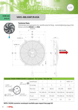 Load image into Gallery viewer, SPAL Universal Fan 16&quot; Fan Skew Blade Pull 12V Brushless (1858CFM) (82mm Deep)
