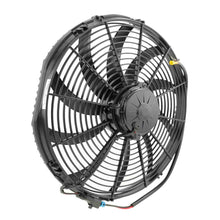 Load image into Gallery viewer, SPAL Universal Fan 16&quot; Fan Skew Blade Pull 12V Extreme Performance (2460CFM) (93mm Deep) (Includes Gasket &amp; Wiring Loom)
