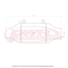 Load image into Gallery viewer, PWR Liquid to Air Barrel Intercooler 8&quot; x 10&quot; With 4&quot; Outlets
