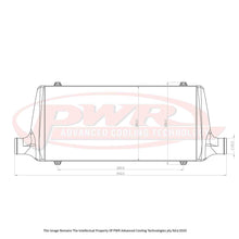 Load image into Gallery viewer, Street Series Intercooler - Core Size 600 x 300 x 68mm, 2.5&quot; Outlets
