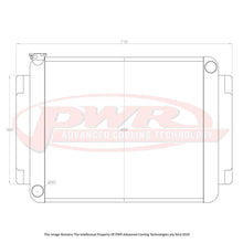 Load image into Gallery viewer, Holden HJ - HZ V8 (1971-1980) 55mm Crossflow Radiator
