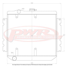Load image into Gallery viewer, Chrysler Valiant VG (1970-1971) 55mm Radiator with 16&quot; SPAL Fan Mounts
