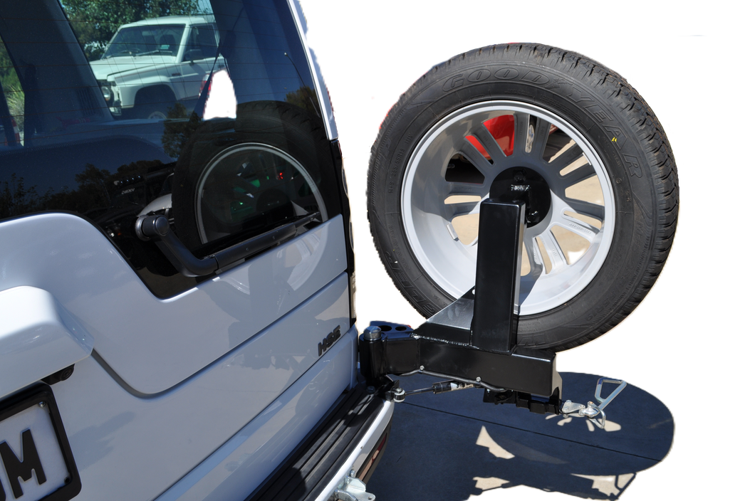 Land Rover Defender (2007-2022) RHS  Outback Accessories Single Wheel Carrier